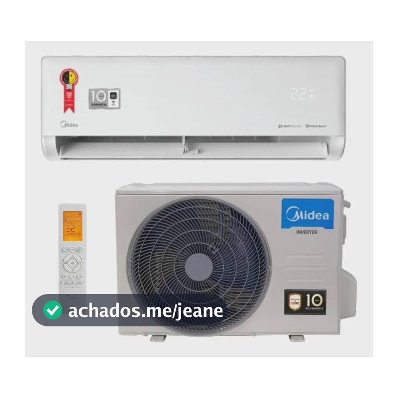 Ar Condicionado Inverter 9k Midea Ecomaster + Ia Frio 220v Branco 220v