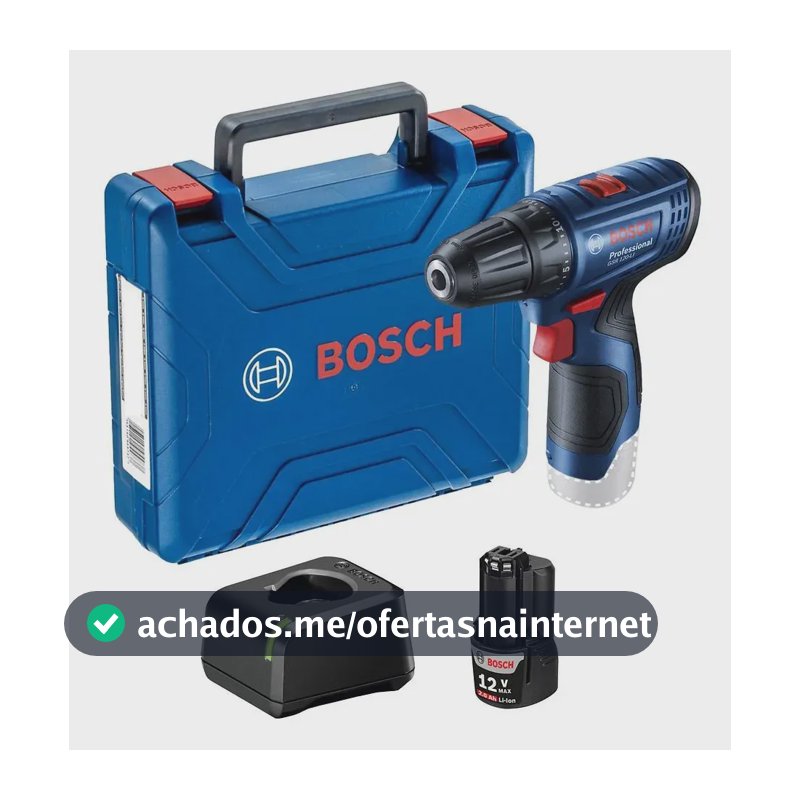 Parafusadeira E Furadeira 3/8 A Bateria Bosch Gsr 120-li