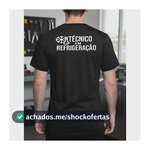 Camiseta Técnico Refrigeração Ar Condicionado Uniforme