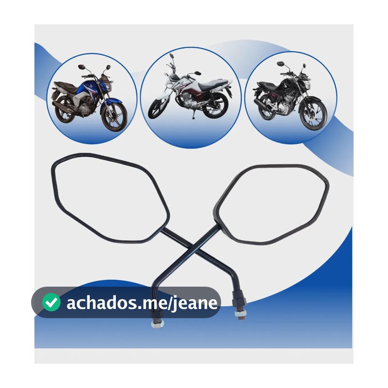 Par Retrovisor Espelho Honda Titan Cg Start 125 150 160 2014