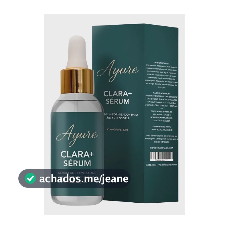Clareador De Axila E Virilha -  Ayure Clara+ Floral