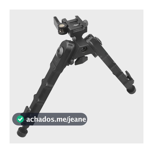 Bipe BiPod V9 Alumínio Trilho 20 A 22mm Airsoft Sniper Rifle