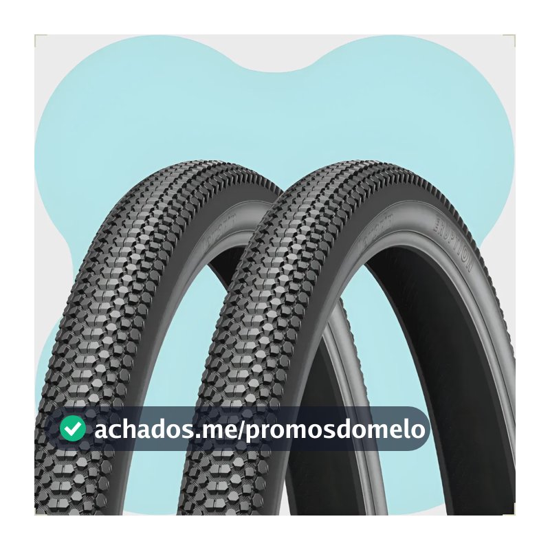 Par De Pneu Aro 29 Balao Levorin Eruption Mtb Banda Leve 2.1 Preto