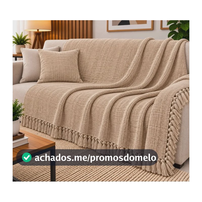 Manta Sofá Grande Decorativa 240x180 Protetora