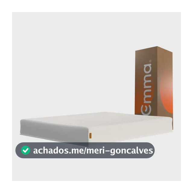 Colchão Queen Emma Basics 17 – 158x198cm - Espuma D28 17cm com Tecnologia Alemã, Embalado à Vácuo, Firmeza Ideal, Suporte Confortável