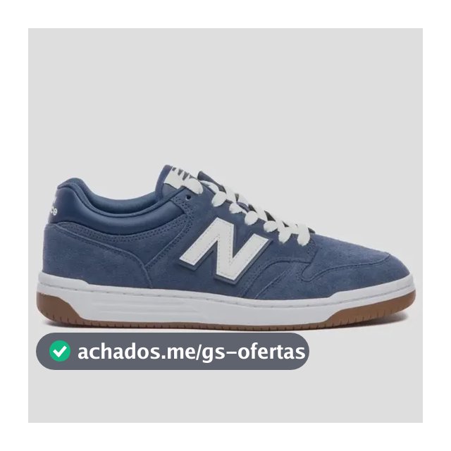 Tênis Casual Masculino E Feminino 480 Low New Balance Marinho Liso 41 Br
