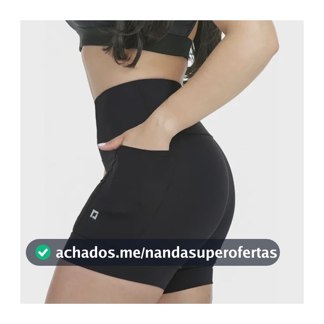 Shorts Para Corrida De Compressão Feminino Preto P