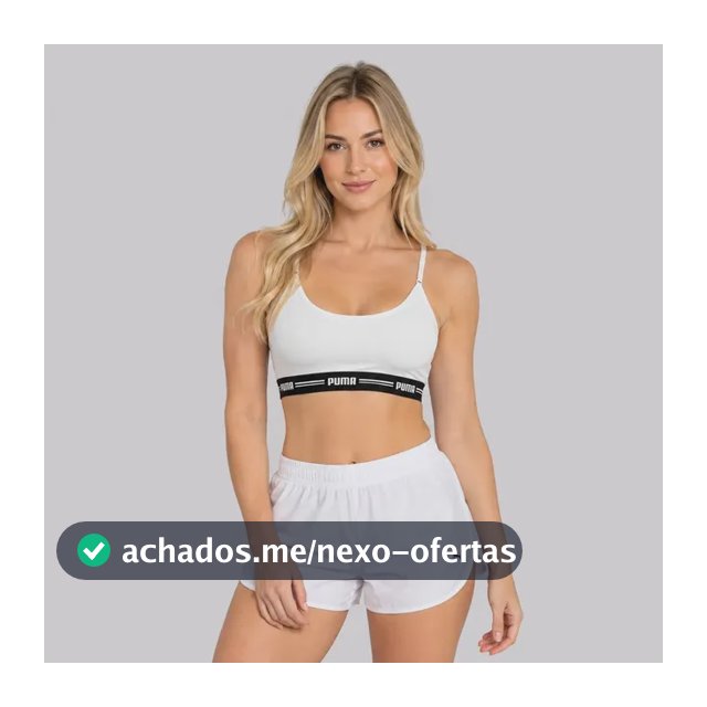 Top Puma Training Feminino Branco