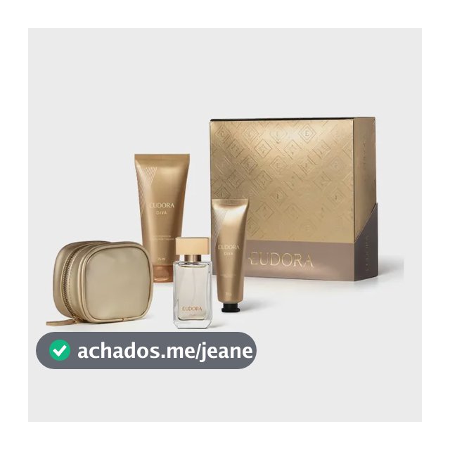 Kit Presente Eudora Diva Feminino 4 Produtos Original
