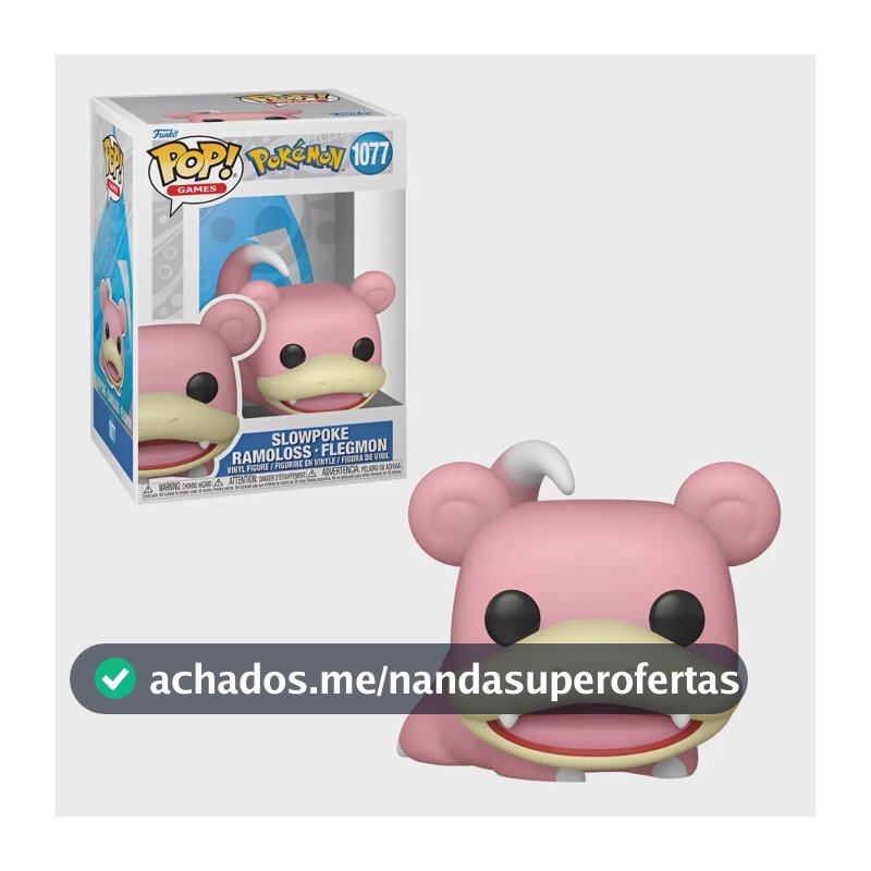 Boneco Funko Pop! Pokémon - Slowpoke