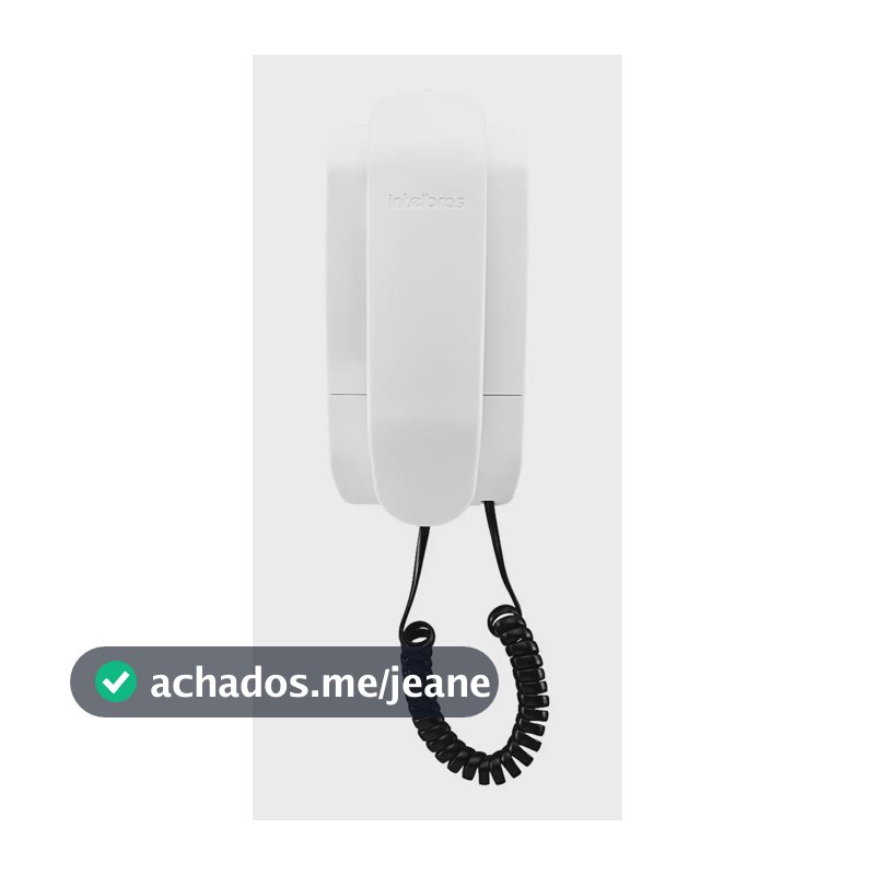 Extensão De Áudio Intelbras 1010 Ea Para Vídeo Porteiro Cor Branco