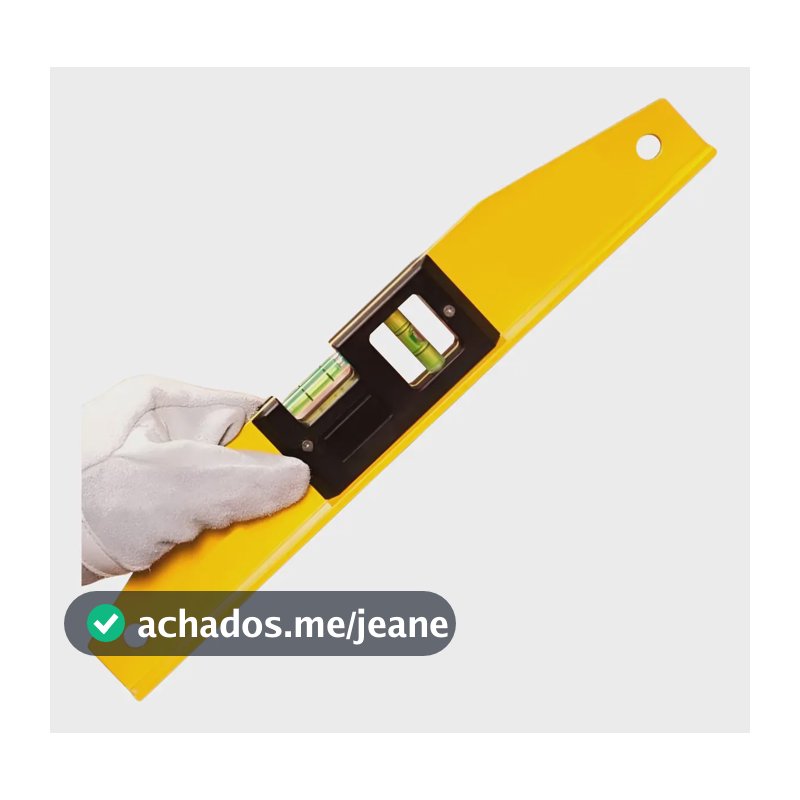 Nível De Mão 2 Bolha Alumínio Base Magnética 30cm Imã 12"