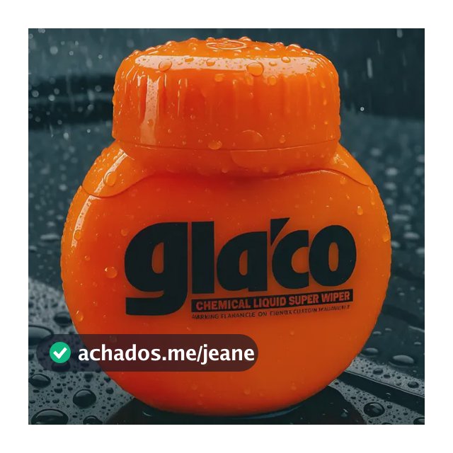 Repelente Agua Anti Chuva Glaco Big Carro 120ml Vidro