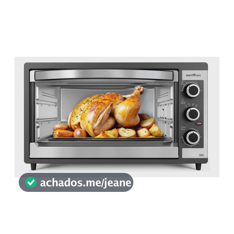Forno Elétrico Britânia 52l Dupla Resistência Bfe55p
