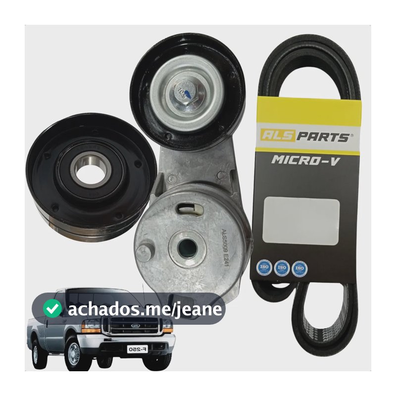 Kit Correia Alternador Polyv F250 4.2 Mwm 2000 Até 2006