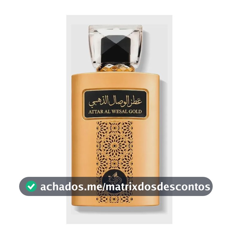 Perfume Al Wataniah Attar Al Wesal Gold Edp Masculino -100ml
