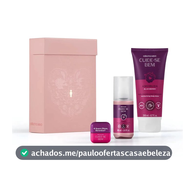O Boticário Cuide-se Bem Amoruda Kit (3 Itens)