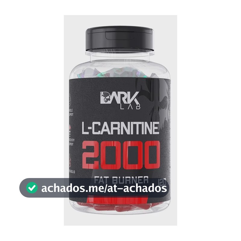 L-carnitina 2000 Queimador Gordura 120 Cápsulas - Dark Lab Sabor Sem sabor