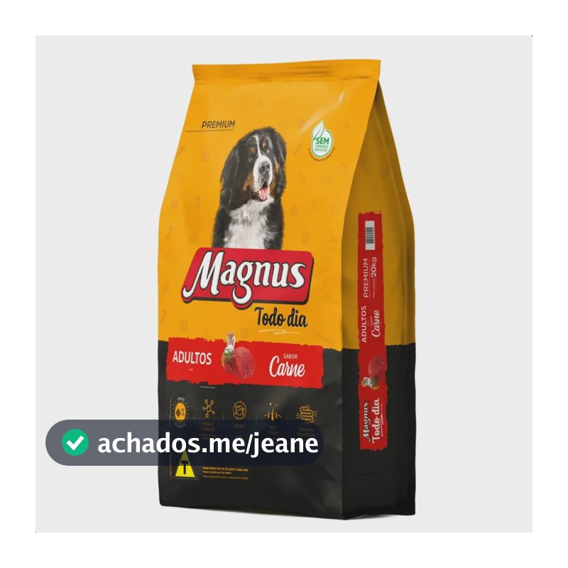Magnus Todo Dia Cães Adulto 15 Kg