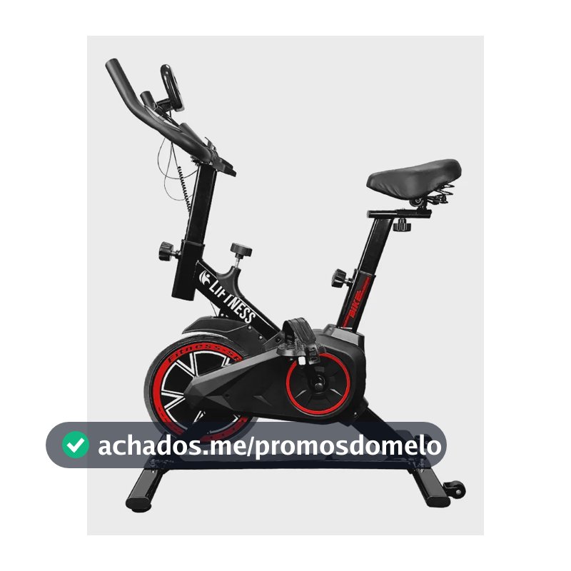 Liftness Bicicleta Ergométrica Spinning Profissional 120kg Silenciosa