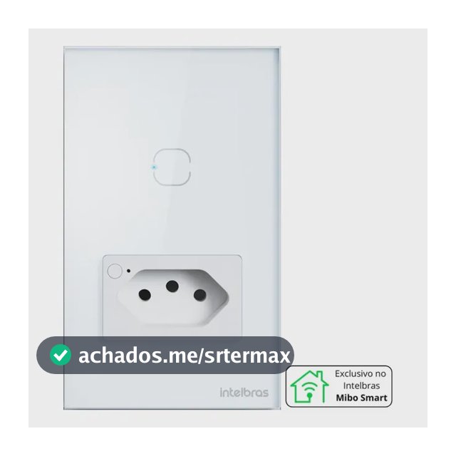 Tomada Com Interruptor Inteligente Etw 1011 Intelbras Branco Branco