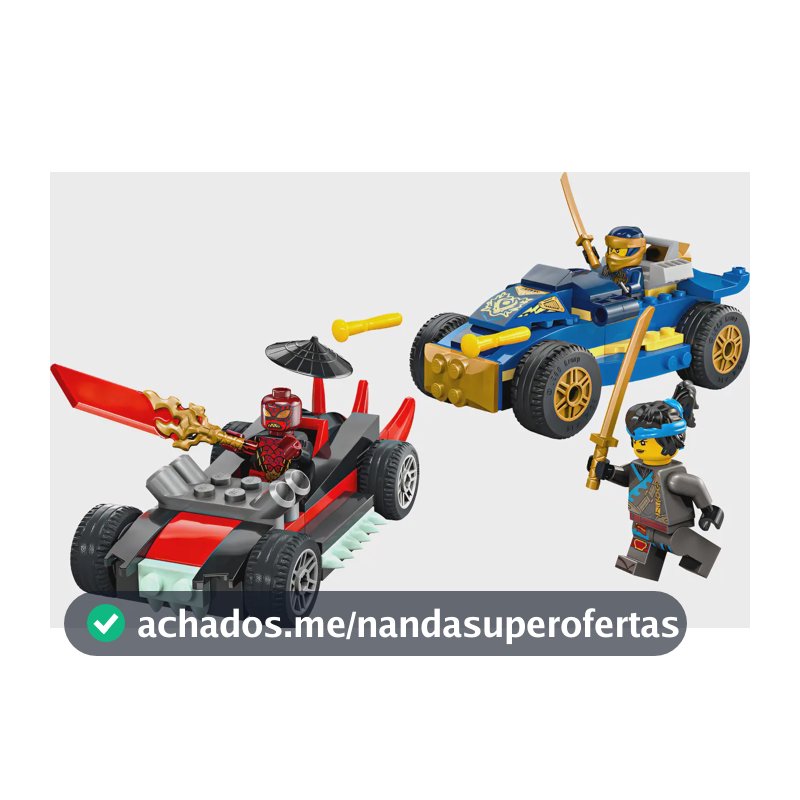 Lego® Ninjago Duelo Carros De Corrida Rogue Vs. Drix 71840