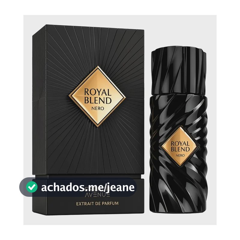 Perfume Royal Blend Nero French Avenue Extrait Parfum 100ml