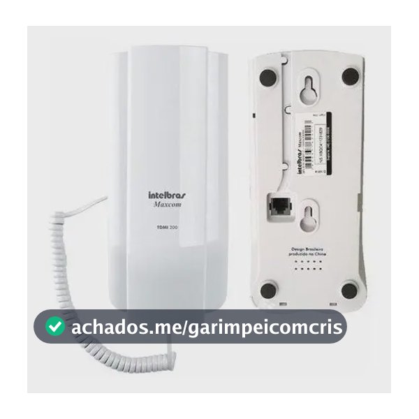 Interfone Telefônico Intelbras TDMI 300 para Apartamento Branco