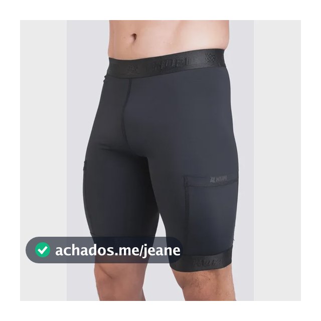 Bermuda De Compressao Masculina Hupi Run Pro