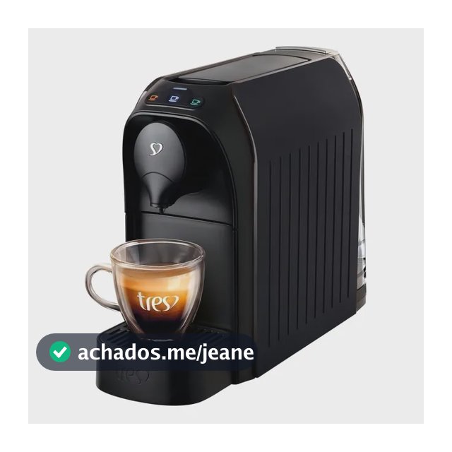 Cafeteira Passione Automática Multipressão Três Corações Preto Brilhante