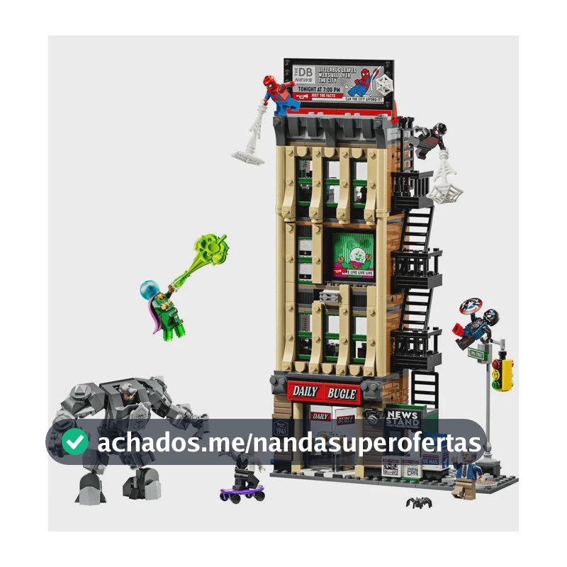 LEGO | Marvel Spider-Man contra Mysterio: O Daily Bugle 76342
