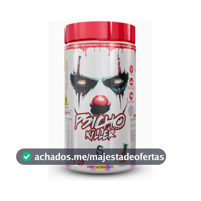 Suplemento Nutricional Demons Lab Psico Killer em Pó 294g de Yellow Blood