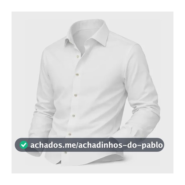 Camisa Social Masculina Slim Premium Manga Longa / Curta