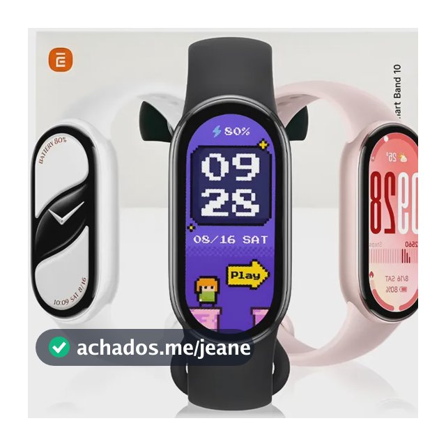Relógio Smartwatch Xiaomi Mi Band 10 Tela 1.72 Esportivo 1gb