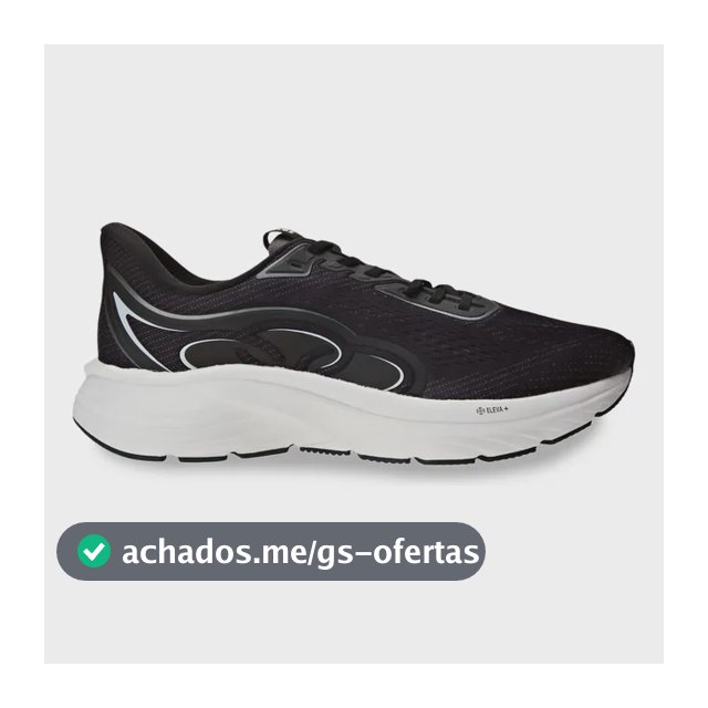Tênis Masculino Olympikus Veloz 3 Preto Liso 40 Br