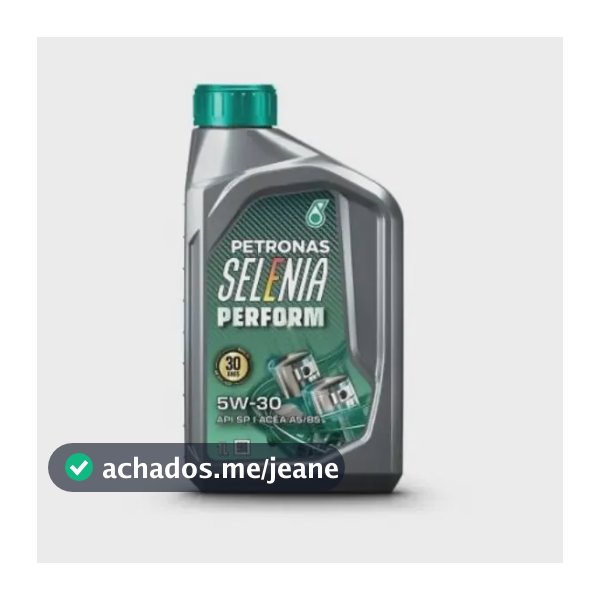 Óleo de motor sintético Petronas Selenia Perform 5W-30 para carro/van, 1 unidade x 1L