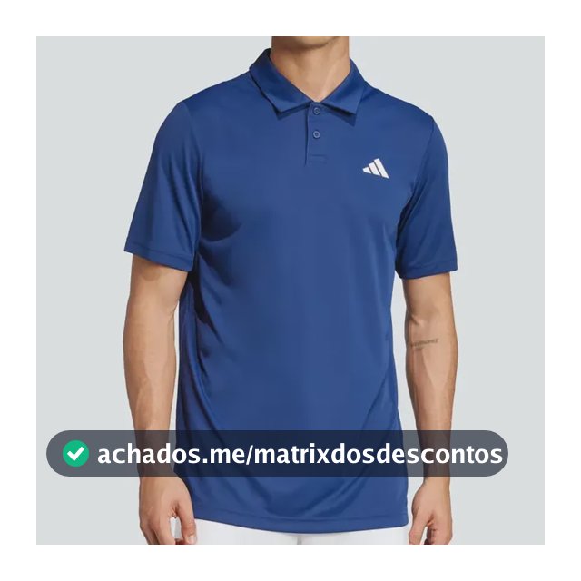 Polo adidas Club Azul Marinho Azul-marinho - P