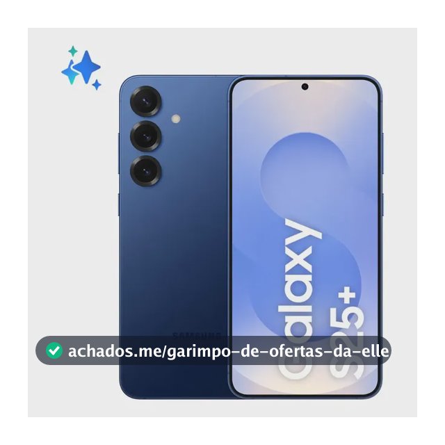 Samsung Galaxy S25+ 5g, 256gb, 12gb, Câmera Tripla - Azul marinho