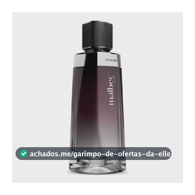 Colônia Malbec Icon 100ml - O Boticário Masculino