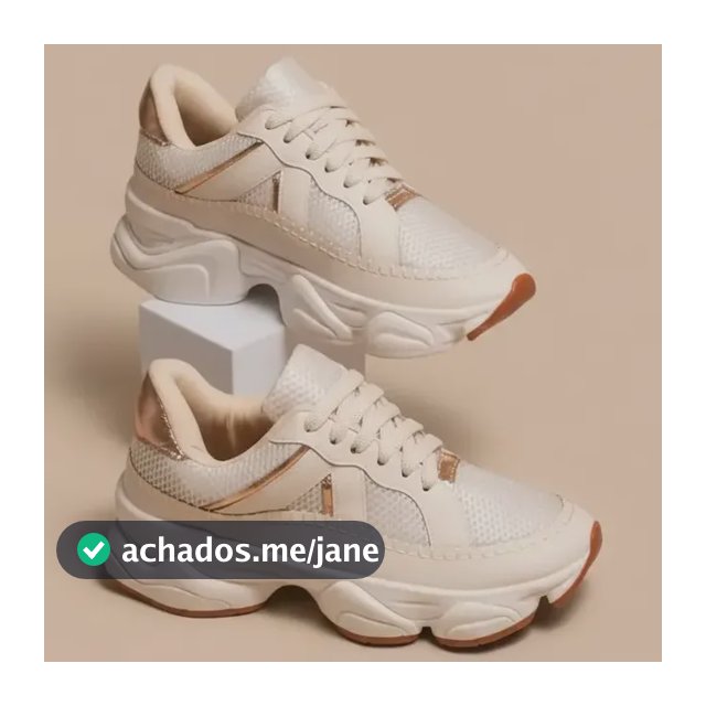 Tênis Feminino Plataforma Casual Chunky Macio Confortável