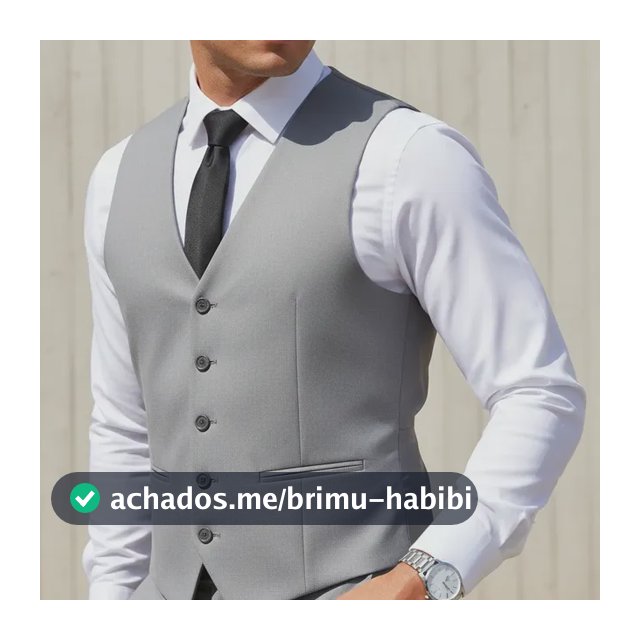 Colete Social Masculino Com Regulagem