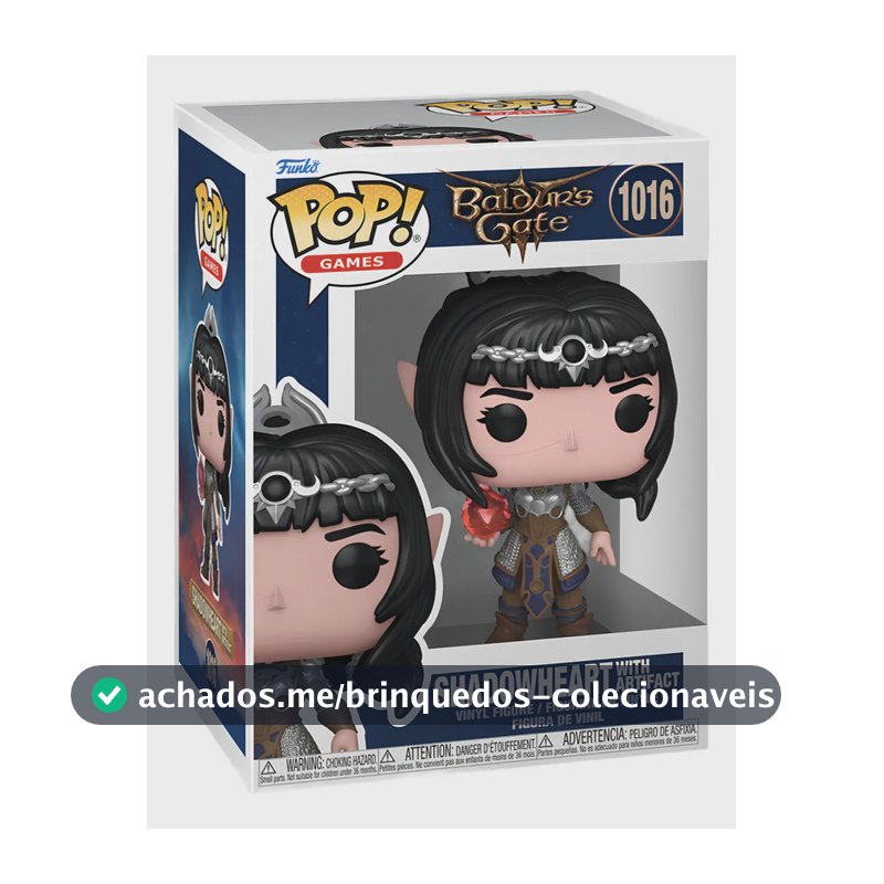 Funko Pop Shadowheart #1016 Com Artefato Baldur's Gate