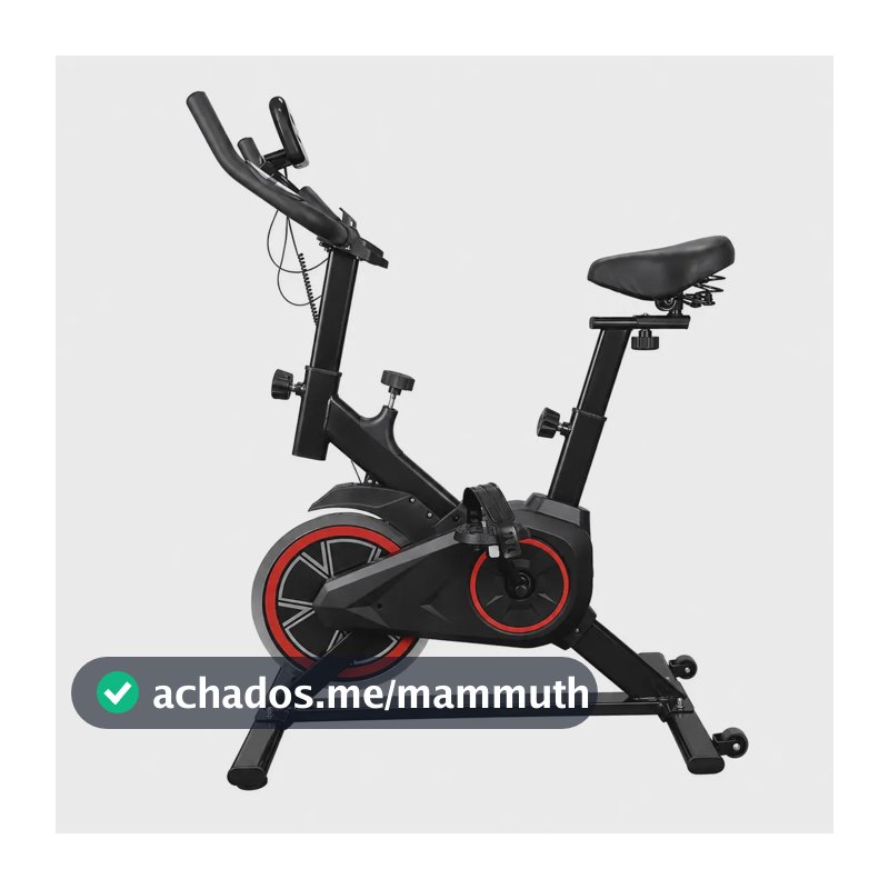 Bicicleta Ergométrica Spinning Indoor FITNESS – PRETA E VERMELHA