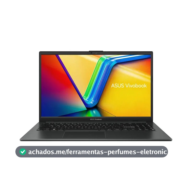 Notebook ASUS Vivobook Go 15 E1504, AMD RYZEN 5 7520U 2,8 GHz, 8GB Ram, 256GB SSD, Windows 11 Home, Tela 15,6" FHD, Black - E1504FA-NJ825W