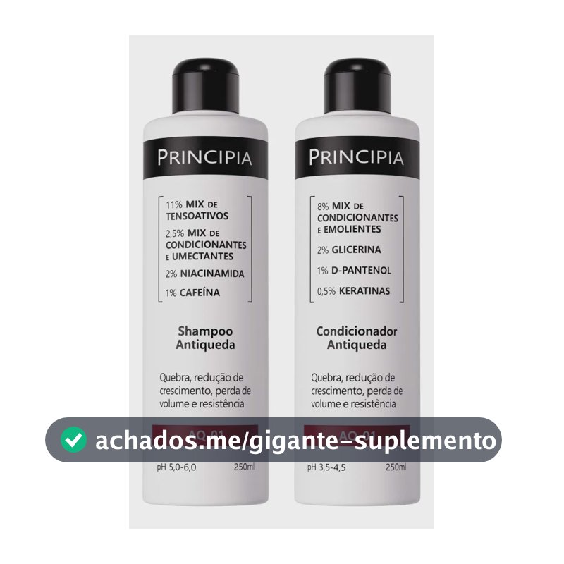 Principia Kit Shampoo E Condicionador Antiqueda Aq-01