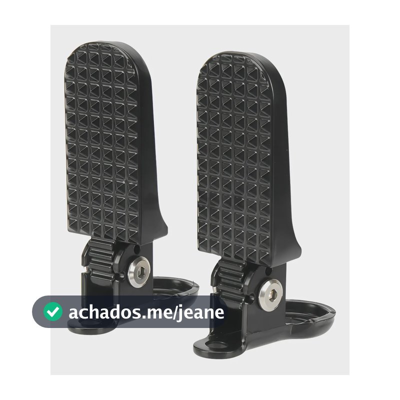 Pedal Auxiliar Traseiro Dobrável Compatível Com Diversos