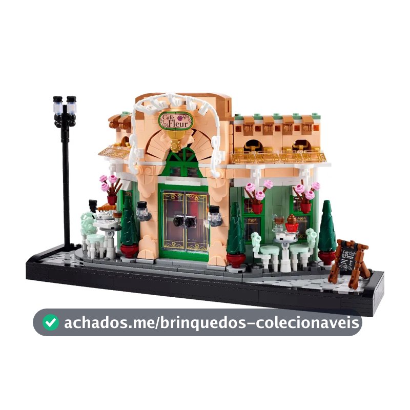 LEGO® Icons Café Decoração francesa inspirada em Paris 10362 Número de peças 1101 Versão do personagem Edifícios históricos