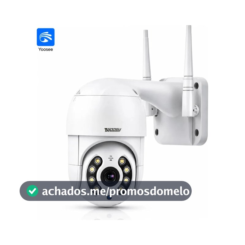 Câmera De Segurança Wifi Yoosee Externa Mini Dome Full Hd Infravermelho Prova D'água Woosh