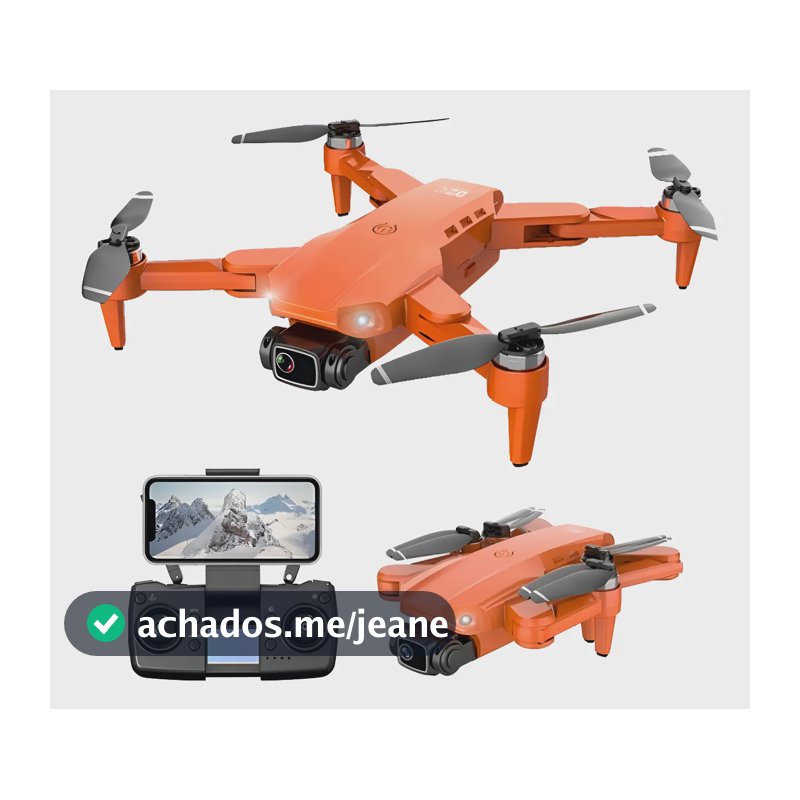 Drone L900 Pro 4k Gps 2 Câmeras 28min 2km Dist. Cor Laranja