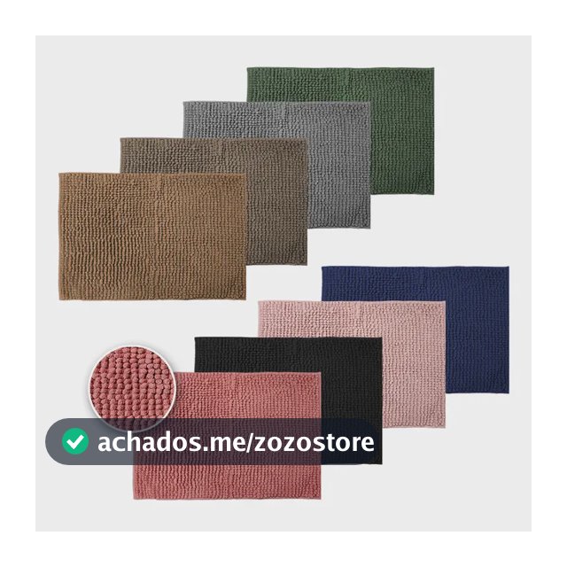 Kit 4 Tapetes De Banheiro 40x60 Antiderrapante Bolinha Macio